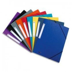 CHEMISE 3 rabats et élastique Eurofolio, en carte lustrée 5/10e coloris assortis 100200725