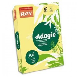 Papier couleur Banane fluo - Rey - Adagio flash - 500 feuilles A4 - 80g - Copieur, laser, jet encre