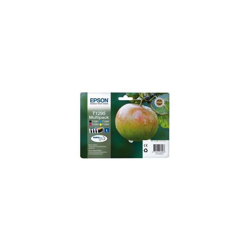 Cartouche jet d'encre - Epson - C13T12954010 Couleurs - Pomme Cartouche jet d'encre - Epson - C13T12954010 Couleurs - Pomme