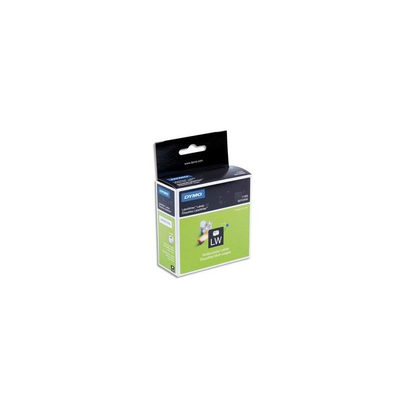 Rubans pour étiqueteuses - Dymo - 500 étiquettes - 51x19mm - blanches - repositionnables Rubans pour étiqueteuses - Dymo - 500 étiquettes - 51x19mm - blanches - repositionnables