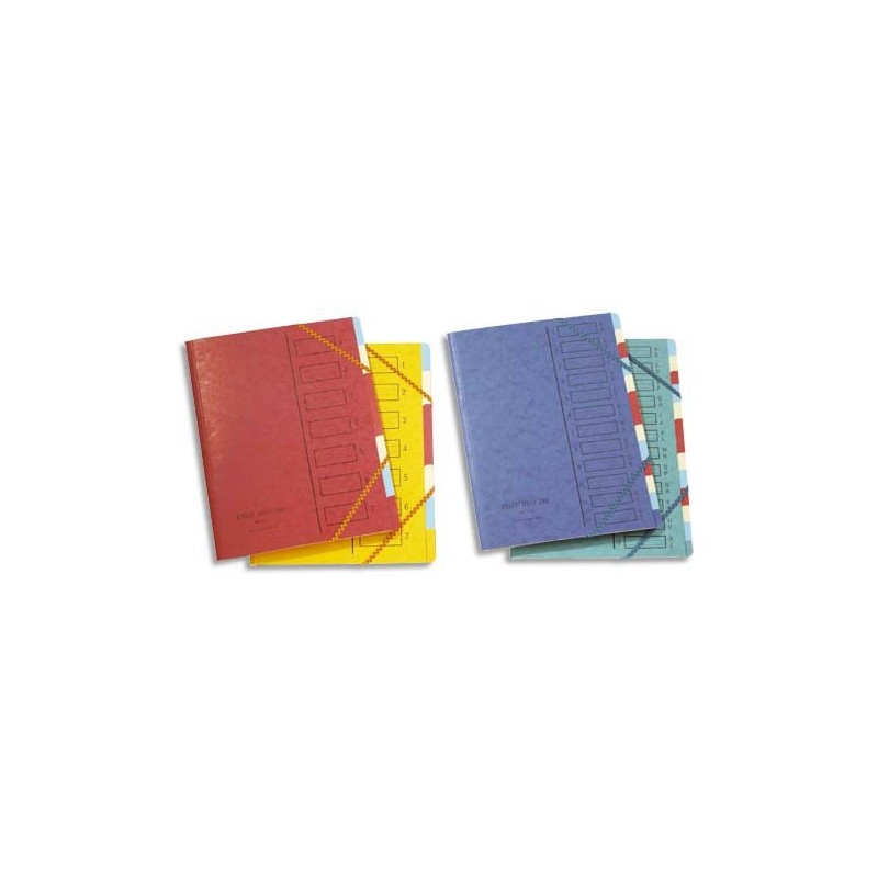 Trieur carton - 12 Compartiments - couleurs assortis - EMEY Trieur carton - 12 Compartiments - couleurs assortis - EMEY