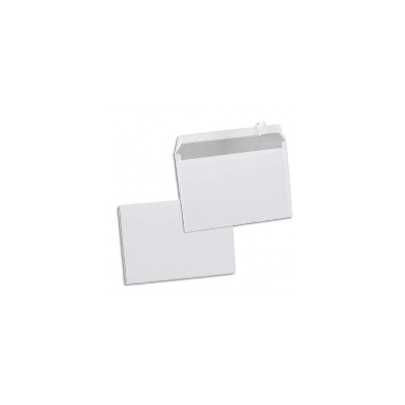 500 enveloppes - 162x229 - Auto/Adhés. - 80g - blanc - NEUTRE 500 enveloppes - 162x229 - Auto/Adhés. - 80g - blanc - NEUTRE