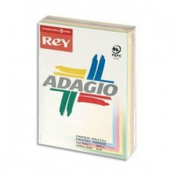 Papier - 5 teintes x 100 feuilles A4 - 80g - Assortis - Adagio - PAPYRUS