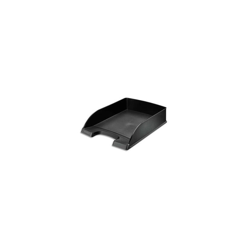 Corbeille courrier - Porte Etiquette - Noir - (lxhxp) 25,5x7x36 - LEITZ Corbeille courrier - Porte Etiquette - Noir - (lxhxp) 25,5x7x36 - LEITZ