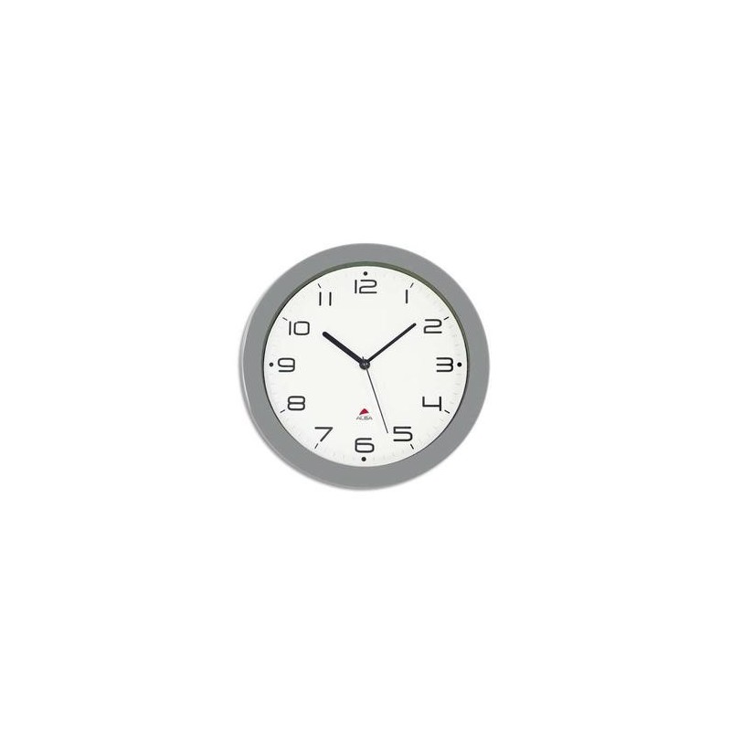 Horloge murale - Cadran ABS - Diam. 30cm - Gris - ALBA Horloge murale - Cadran ABS - Diam. 30cm - Gris - ALBA