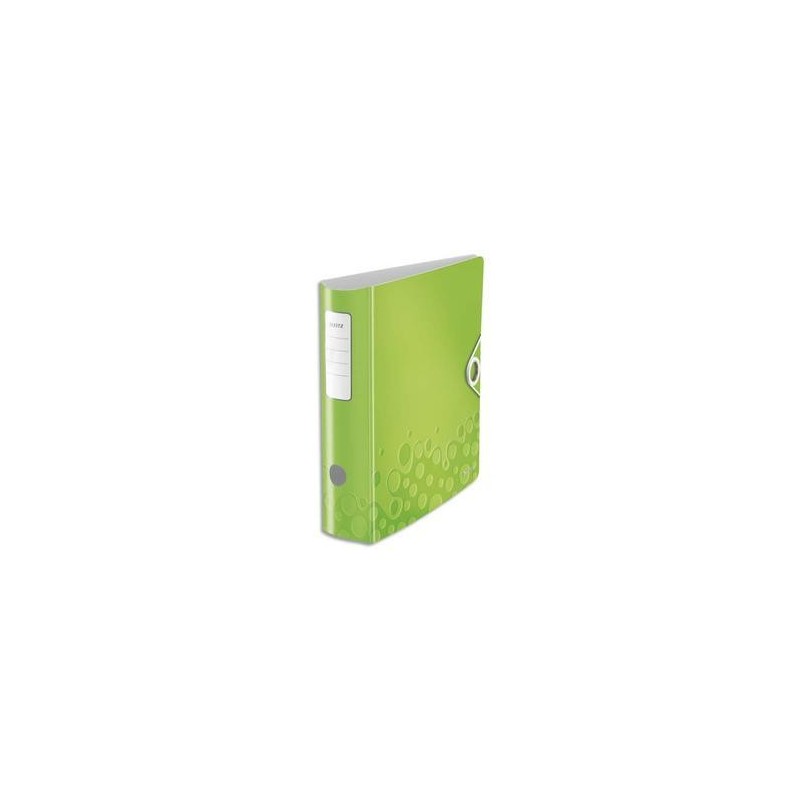 Classeur à levier WOW - Dos rond de 7,5cm -Polypro.- 31,8x31,4 - Vert - LEITZ Classeur à levier WOW - Dos rond de 7,5cm -Polypro.- 31,8x31,4 - Vert - LEITZ