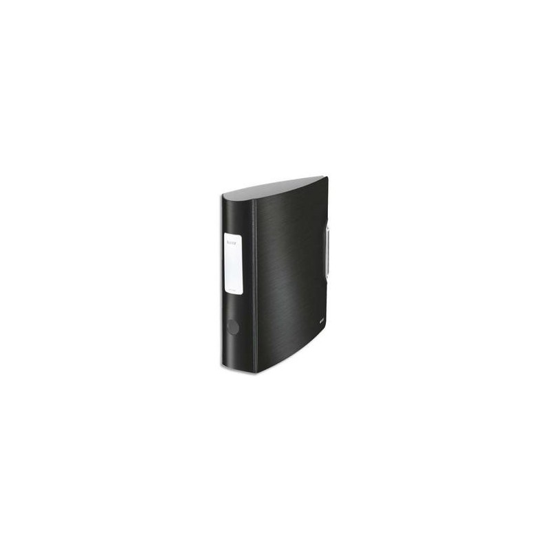 Classeur à levier WOW - Dos rond de 7,5cm -Polypro.- 31,8x31,4 - Noir - LEITZ Classeur à levier WOW - Dos rond de 7,5cm -Polypro.- 31,8x31,4 - Noir - LEITZ