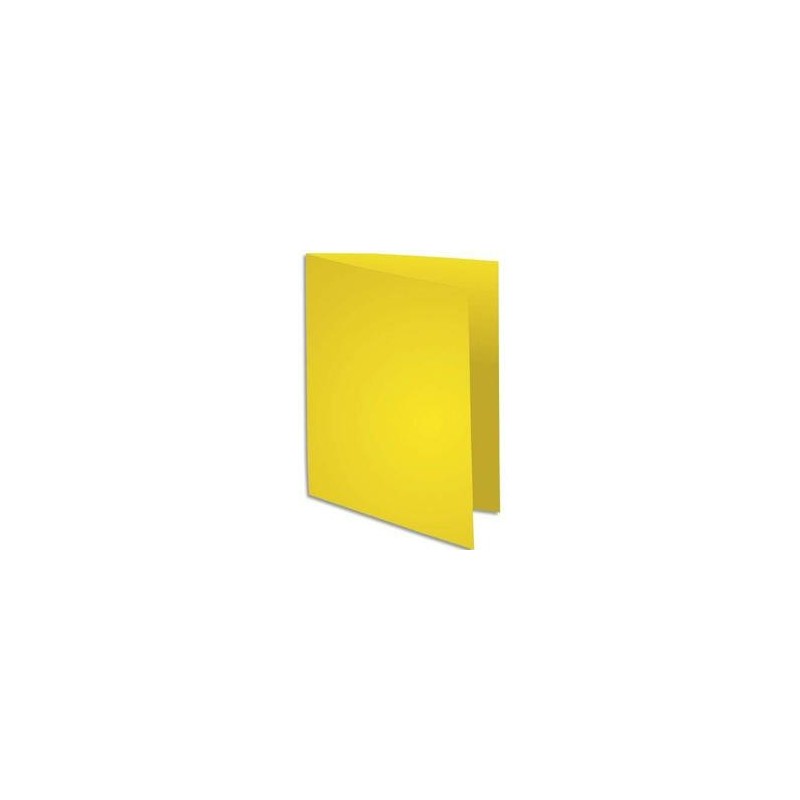 Sous-Chemise 80g - 22x31 - Paquet 100 - Jaune soleil - EXACOMPTA Sous-Chemise 80g - 22x31 - Paquet 100 - Jaune soleil - EXACOMPTA