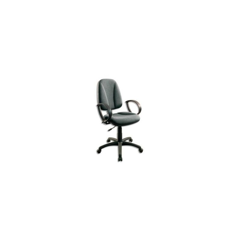 Siège Ergo Lign .-  Piétement nylon - Tissu plyfibre - Gris - 