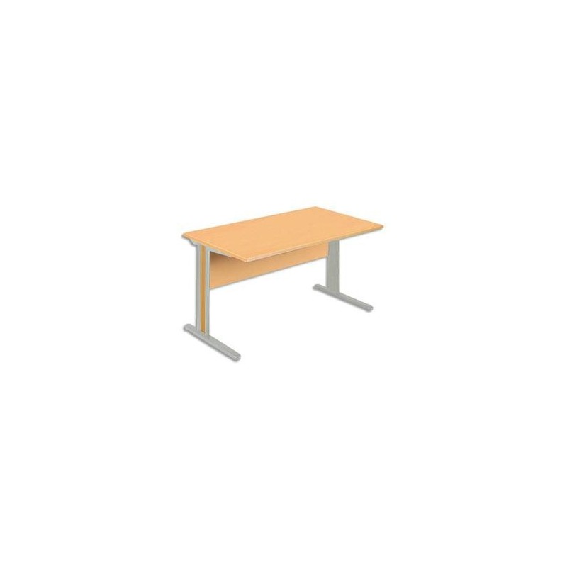 SMB BUREAU ALU HETRE L140XP80
