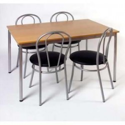 STB TABLE CAFET RECT HETRE ALU TCREC