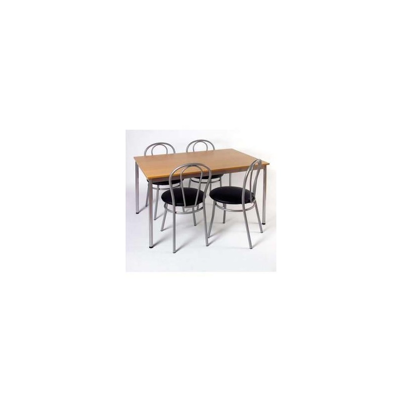 STB TABLE CAFET RECT HETRE ALU TCREC