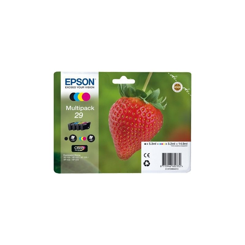 Multipack - Jet encre - Fraise - C13T29864010 - EPSON Multipack - Jet encre - Fraise - C13T29864010 - EPSON