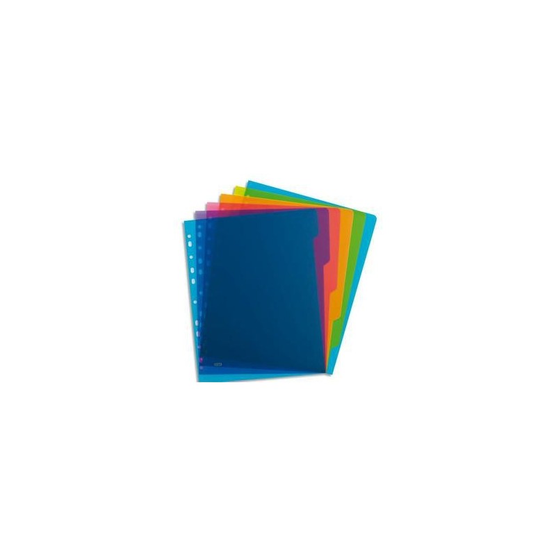 Intercalaires - 6 Touches - PP transp - A4 - ELBA Intercalaires - 6 Touches - PP transp - A4 - ELBA
