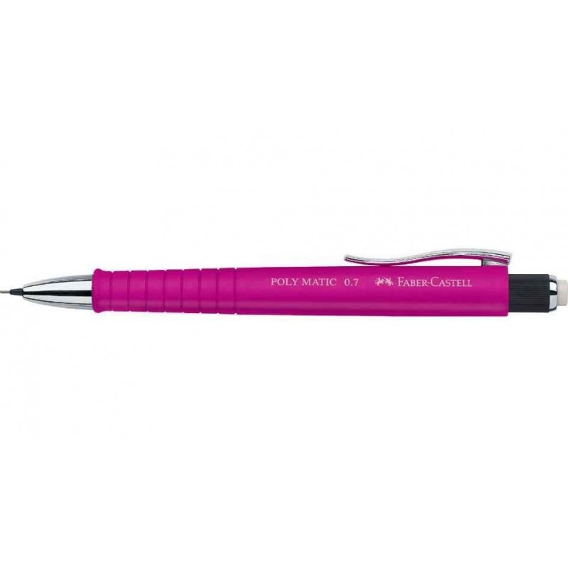 Porte-mine - 0,7mm - Polymatic - Rose - FABER CASTELL Porte-mine - 0,7mm - Polymatic - Rose - FABER CASTELL
