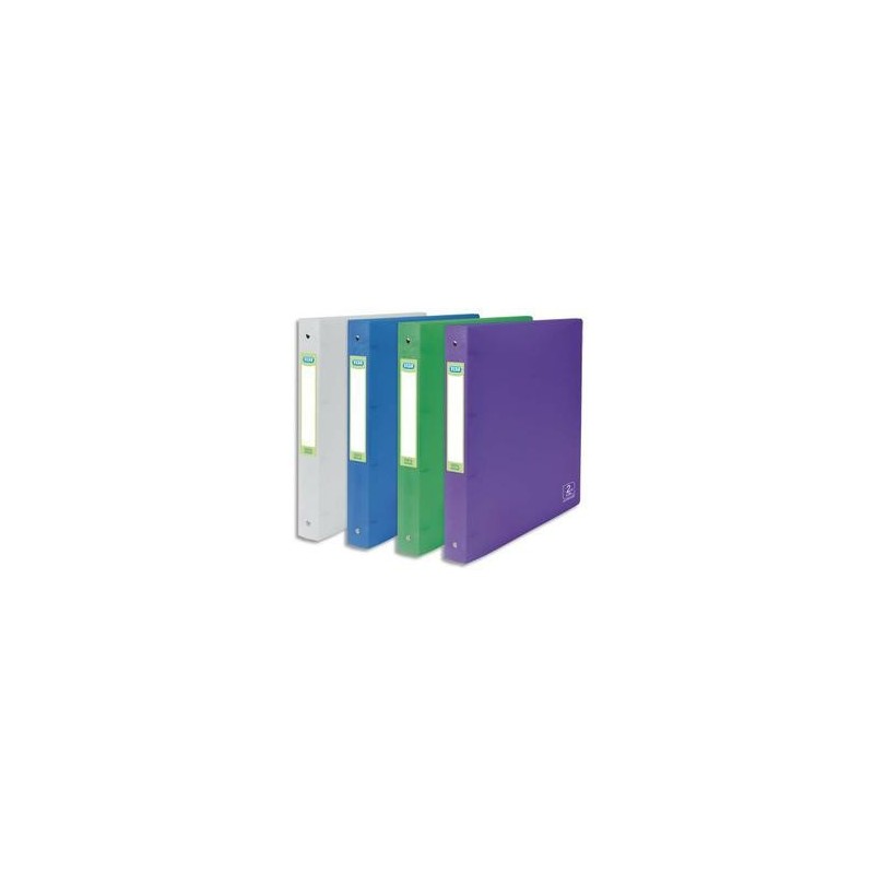 Classeur/4 Ann - 2nd LIFE - A4 - Dos 4cm - Assortis - ELBA Classeur/4 Ann - 2nd LIFE - A4 - Dos 4cm - Assortis - ELBA