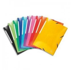 Chemise/3 rabats/Elast - IDERAMA -  A4 - Ass - EXACOMPTA