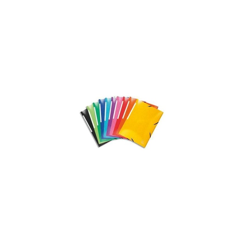 Chemise/3 rabats/Elast - IDERAMA - A3 - Ass - EXACOMPTA Chemise/3 rabats/Elast - IDERAMA - A3 - Ass - EXACOMPTA