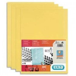 S/10 poch/Coin - FARD'LISS - PVC - Jaune - ELBA