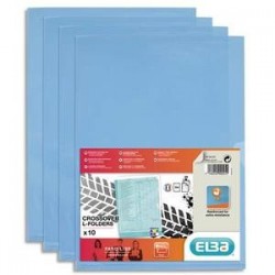 S/10 poch/Coin - FARD'LISS - PVC - Bleu - ELBA