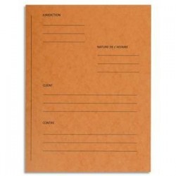P/25 Doss PLAIDOIRIE - Carte - Orange - EXACOMPTA