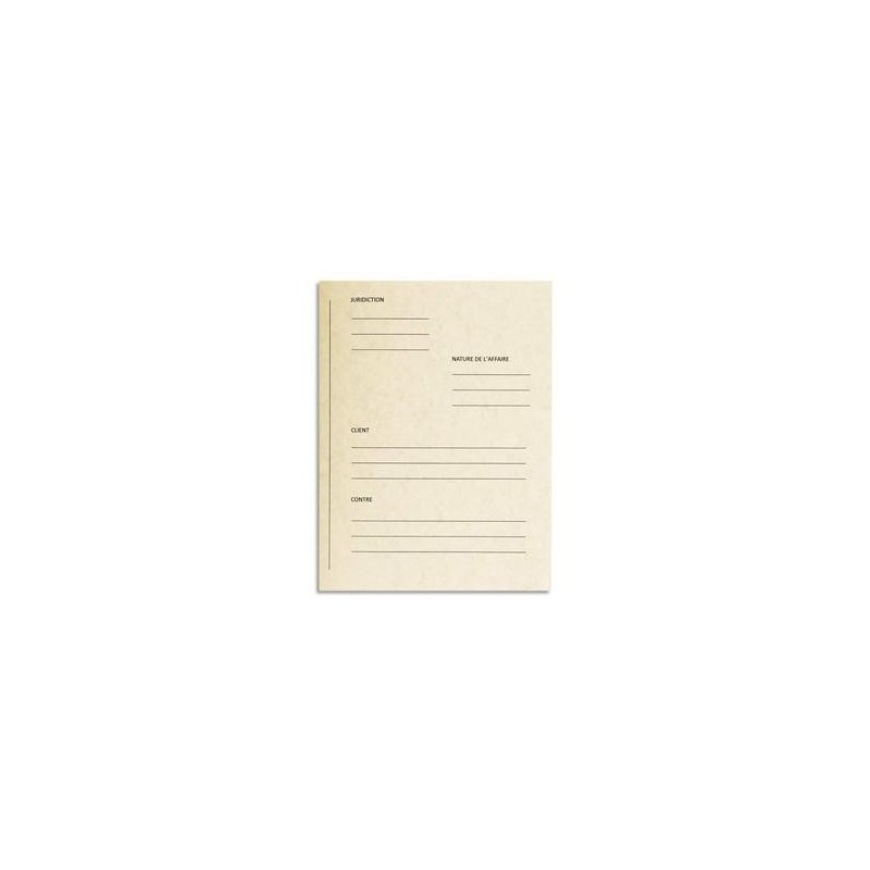 P/25 Doss PLAIDOIRIE - Carte - Ivoire - EXACOMPTA P/25 Doss PLAIDOIRIE - Carte - Ivoire - EXACOMPTA