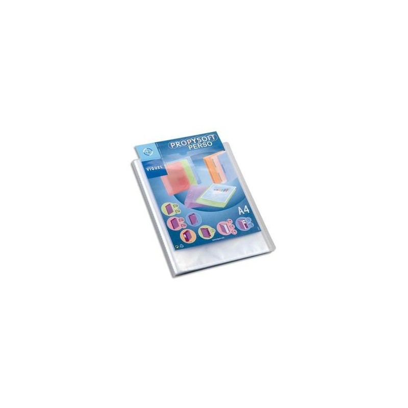 Porte-Doc.- PROPYSOFT - 80 Vues - Incolore - VIQUEL Porte-Doc.- PROPYSOFT - 80 Vues - Incolore - VIQUEL