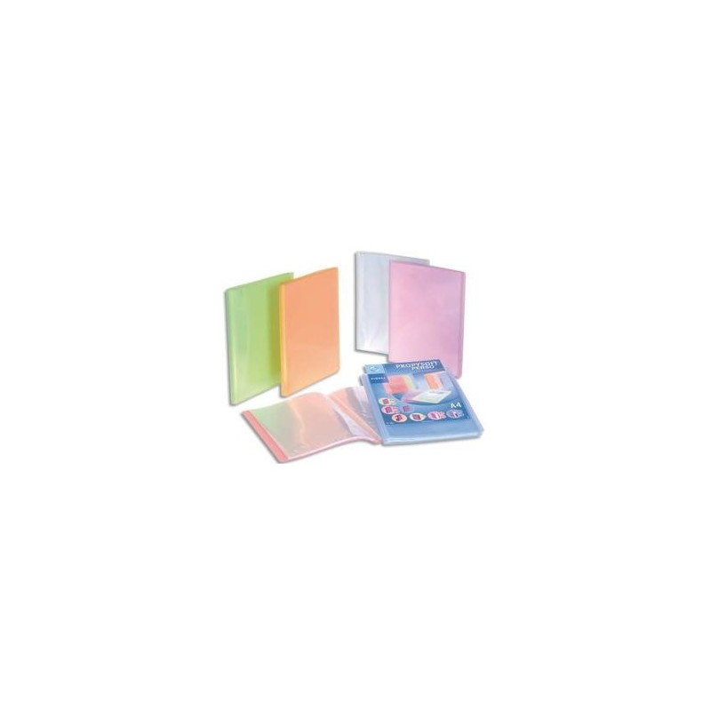 Porte-Doc.- PROPYSOFT - 60 Vues - Assortis - VIQUEL Porte-Doc.- PROPYSOFT - 60 Vues - Assortis - VIQUEL