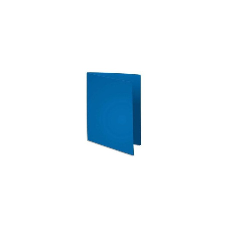 Paq/100 Chemises - 220g - Bleu - EXACOMPTA Paq/100 Chemises - 220g - Bleu - EXACOMPTA