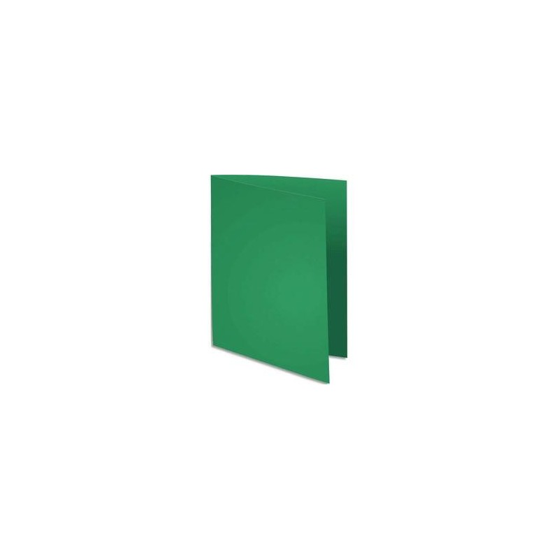 Pqt/100 chemises - 220g - Vert foncé - EXACOMPTA Pqt/100 chemises - 220g - Vert foncé - EXACOMPTA