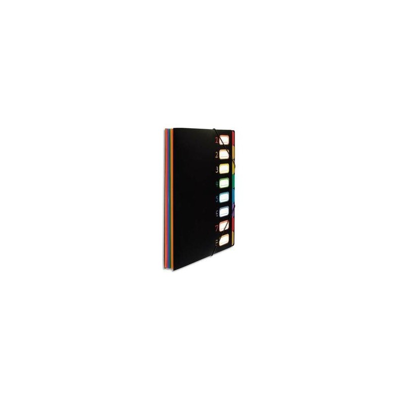 Trieur/Bureau - RAINBOW - 8 Compart - Noir - VIQUEL Trieur/Bureau - RAINBOW - 8 Compart - Noir - VIQUEL