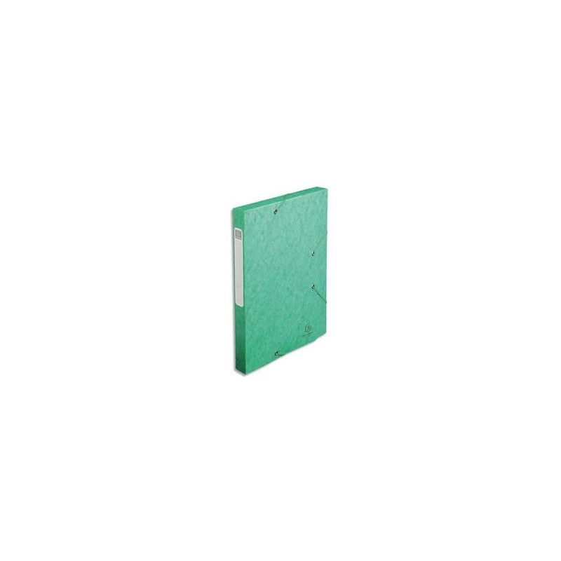Chem/3 Rab+Elast - CARTOBOX - D2,5cm - Vert - EXACOMPTA Chem/3 Rab+Elast - CARTOBOX - D2,5cm - Vert - EXACOMPTA