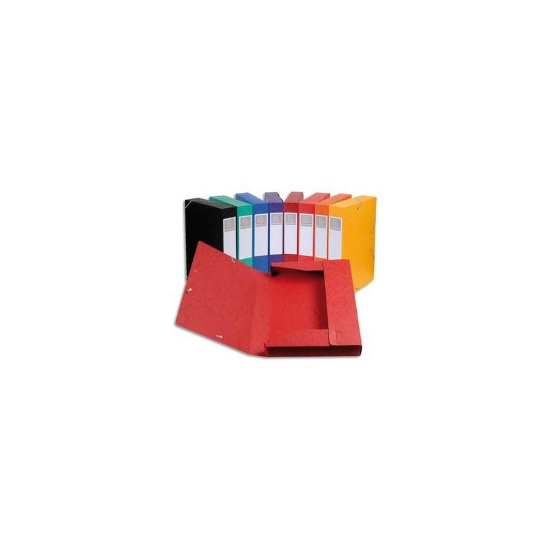 Chem/3 Rab+Elast - CARTOBOX - D6cm - Ass- EXACOMPTA Chem/3 Rab+Elast - CARTOBOX - D6cm - Ass- EXACOMPTA