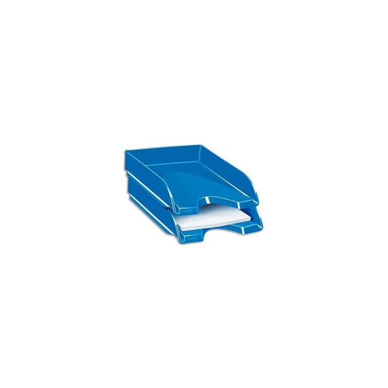 Corbeille/Courrier - GLOSS - Superpos - Bleu océan - CEP Corbeille/Courrier - GLOSS - Superpos - Bleu océan - CEP