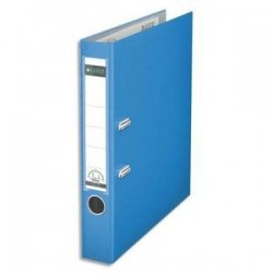 Class à Levier -  PP - Dos 8 cm - Bleu clair - LEITZ