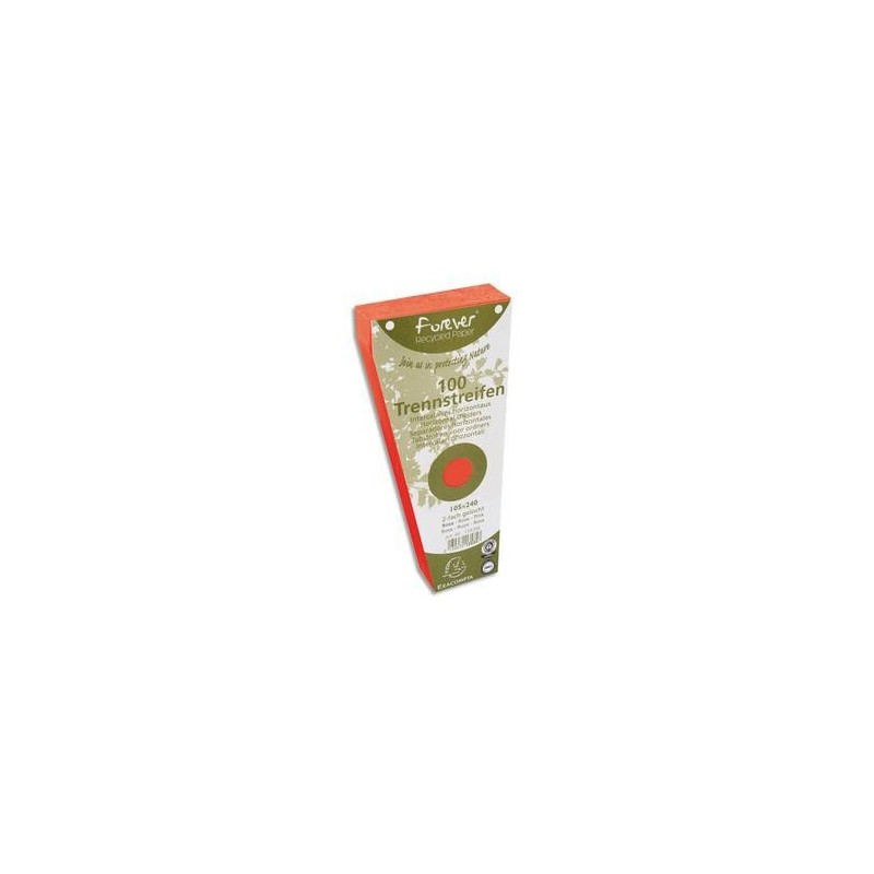 Paq / 100 Interc - TRAPEZE - Orange - EXACOMPTA Paq / 100 Interc - TRAPEZE - Orange - EXACOMPTA