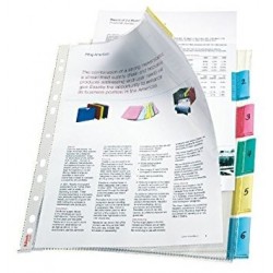 Sachet / 8 poch Intercal Perf - A4+ - PP - ESSELTE