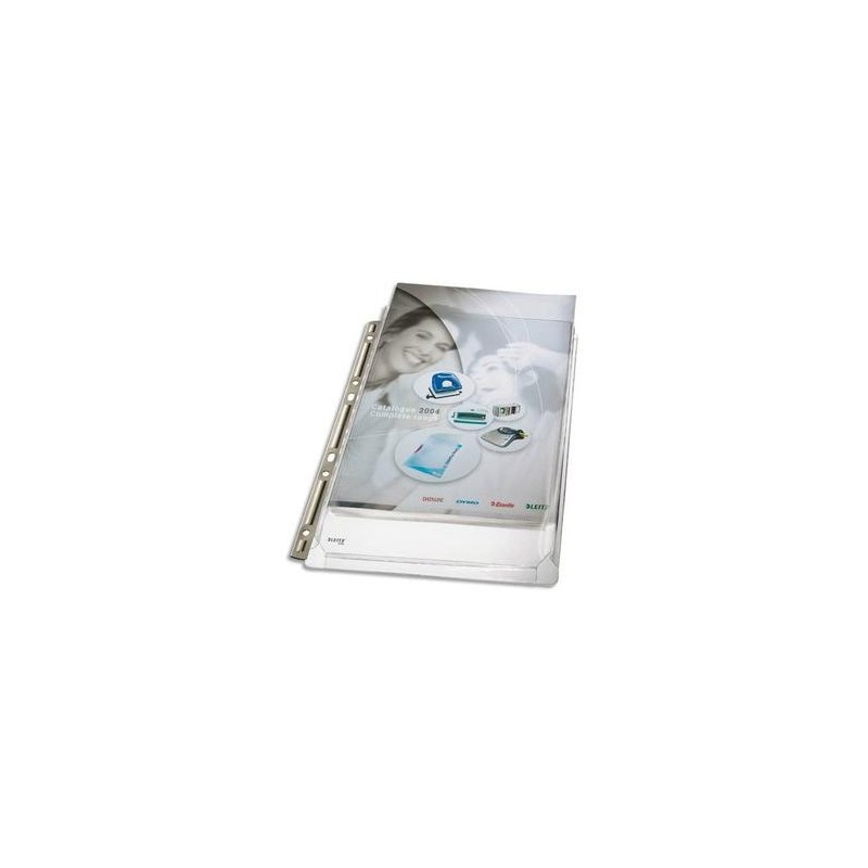 Sachet / 3 poch Plan à Soufflet Perf - A4+ - PVC - ESSELTE Sachet / 3 poch Plan à Soufflet Perf - A4+ - PVC - ESSELTE
