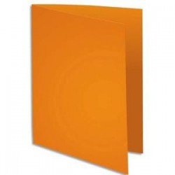 Pqt 100 Chemises - SUPER 250 - 210g - Orange - EXACOMPTA
