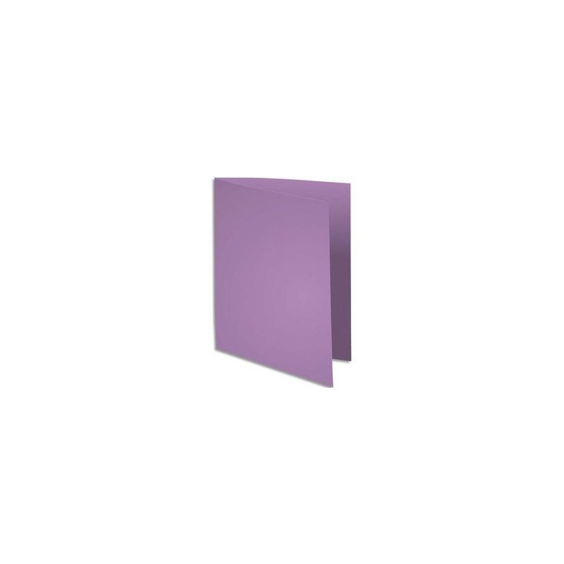 Pqt 100 Chemises - SUPER 250 - 210g - Lilas - EXACOMPTA Pqt 100 Chemises - SUPER 250 - 210g - Lilas - EXACOMPTA