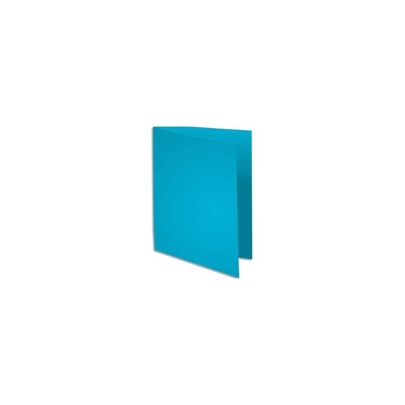 Pqt 100 Chemises - SUPER 250 - 210g - Bleu clair - EXACOMPTA Pqt 100 Chemises - SUPER 250 - 210g - Bleu clair - EXACOMPTA