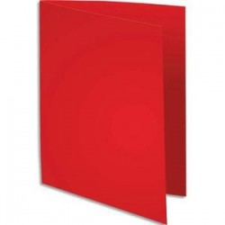Pqt 100 Chemises - SUPER 250 - 210g - Rouge - EXACOMPTA