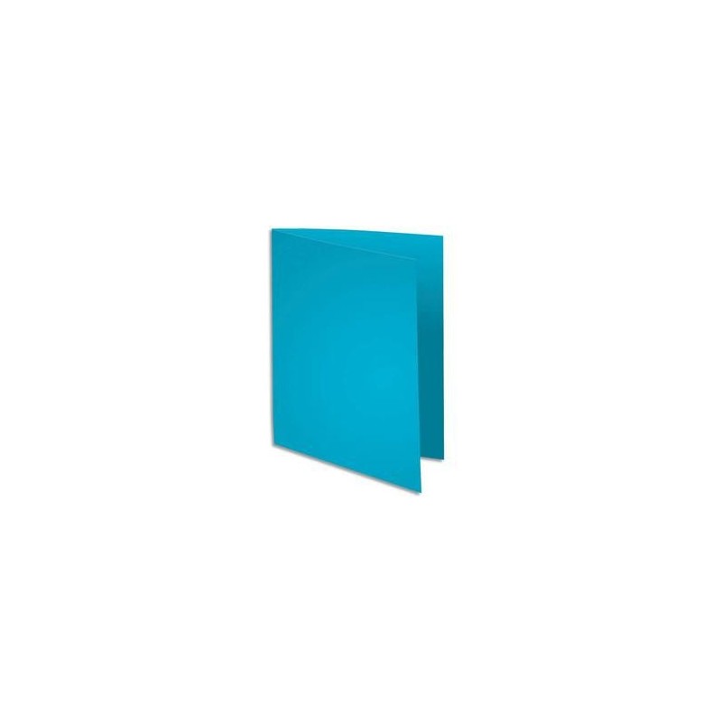 Pqt 100 Chemises - SUPER 180 - 160g - Bleu clair - EXACOMPTA Pqt 100 Chemises - SUPER 180 - 160g - Bleu clair - EXACOMPTA