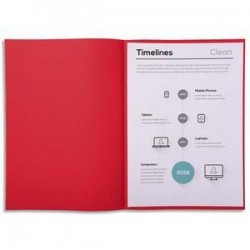 Pqt 250 Sous Chemises - SUPER 60 - 60g -Rouge - EXACOMPTA