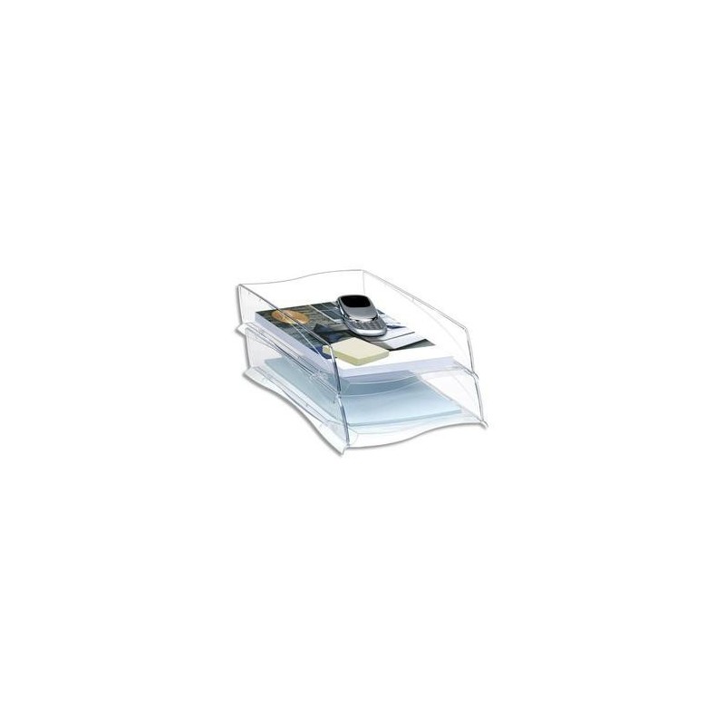Corbeille Courrier - ELLYPSE - Cristal - CEP Corbeille Courrier - ELLYPSE - Cristal - CEP