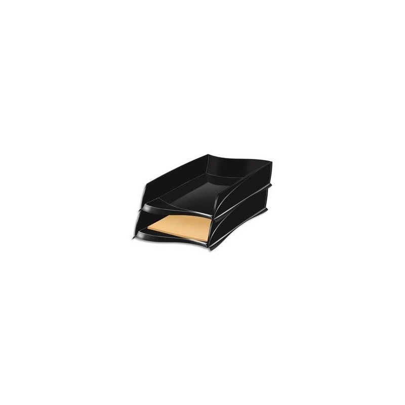 Corbeille Courrier - ELLYPSE - Noir- CEP Corbeille Courrier - ELLYPSE - Noir- CEP