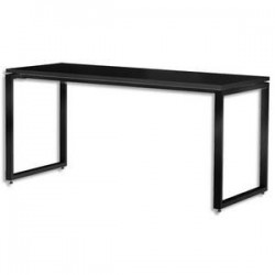 Bureau droit - L 160cm - MT3 ELEGANCE - Noir - MTI