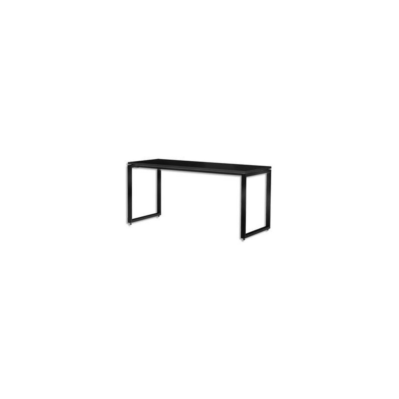 Bureau droit - L 160cm -  MT3 ELEGANCE - Noir - MTI