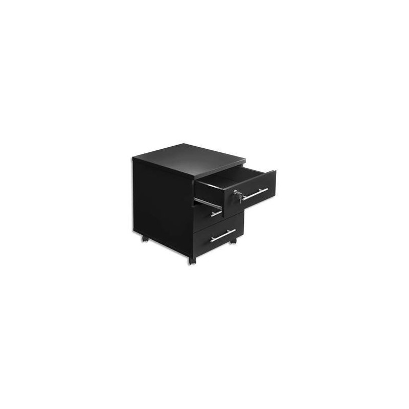 Caisson mobile - 3 tiroirs - MT3 ELEGANCE - Noir - MTI