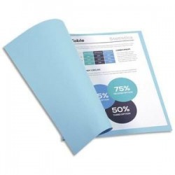 Pqt 100 Chemises - 220g - FOREVER - Bleu clair - EXACOMPTA  